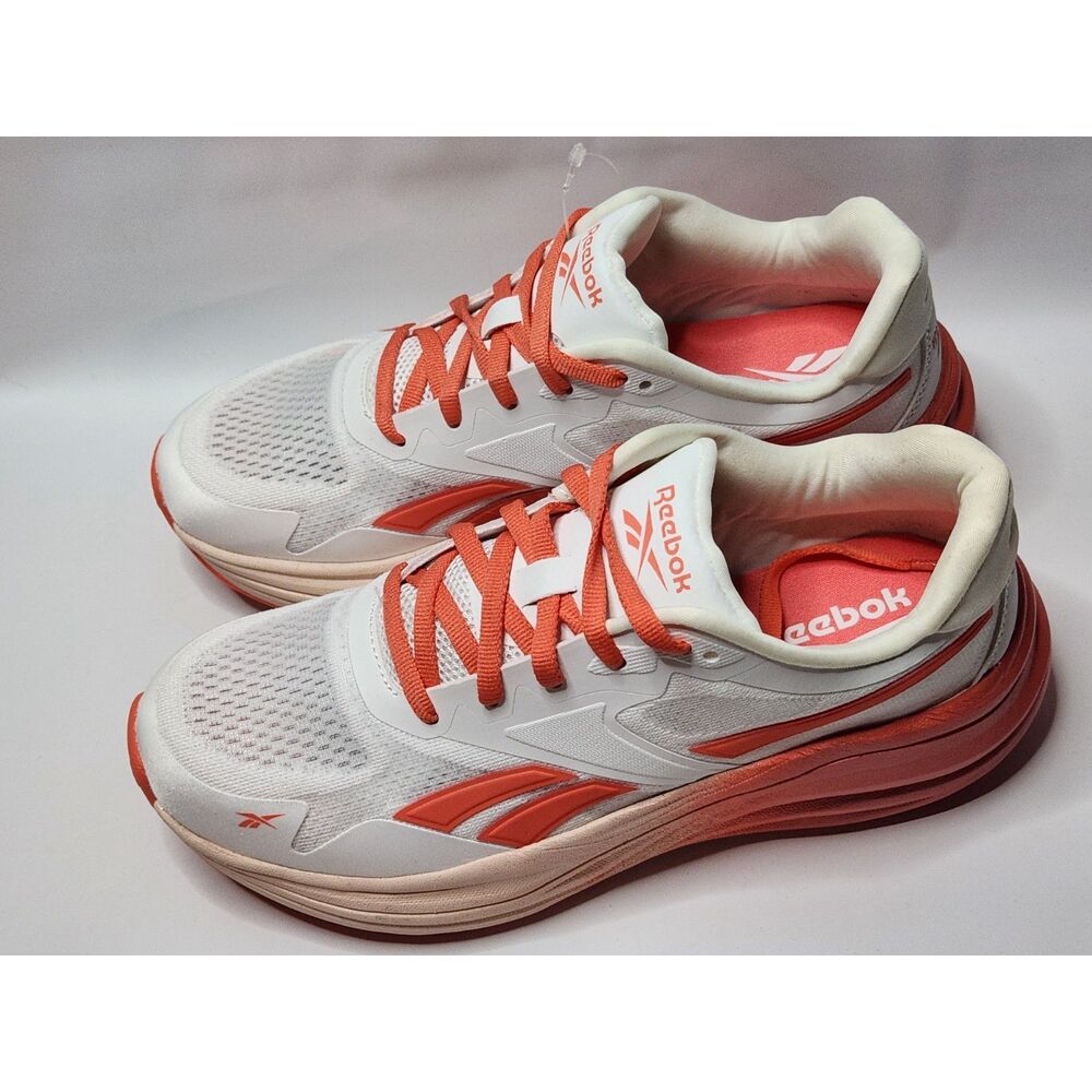Reebok Women’s Running Sneakers Coral White Size 6.5 - Picture 7 of 10